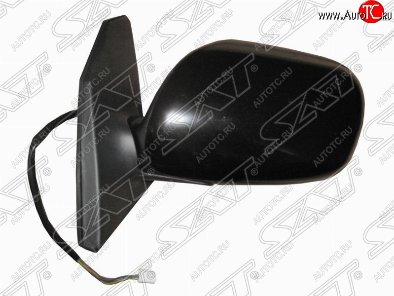 4 289 р. Левое боковое зеркало заднего вида SAT (обогрев, 5 контактов) Toyota Corolla E120 седан дорестайлинг (2000-2004) (Неокрашенное)  с доставкой в г. Кемерово