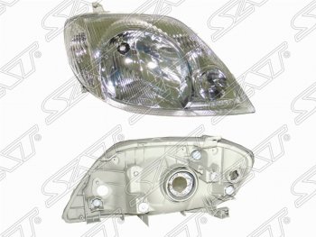 4 299 р. Правая фара передняя SAT Toyota Corolla Fielder E120 универсал дорестайлинг (2000-2002)  с доставкой в г. Кемерово. Увеличить фотографию 1