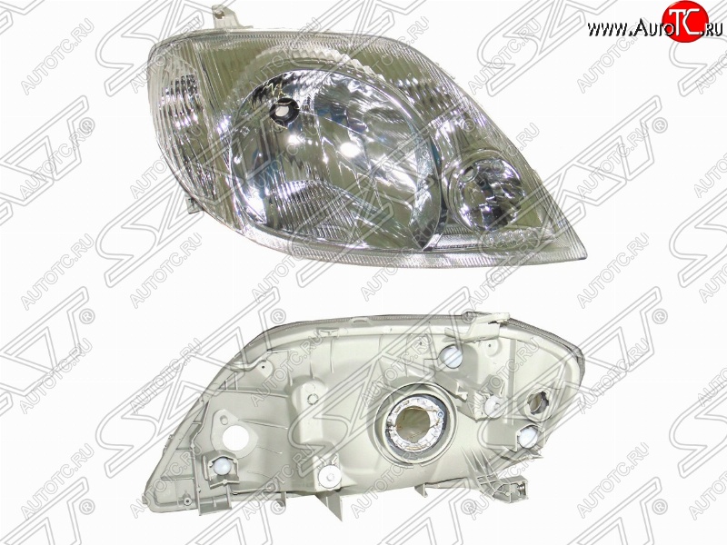4 299 р. Правая фара передняя SAT Toyota Corolla Fielder E120 универсал дорестайлинг (2000-2002) с доставкой в г. Кемерово Увеличить фотографию 1 4 299 р. Правая фара передняя SAT Toyota Corolla Fielder E120 универсал дорестайлинг (2000-2002) с доставкой в г. Кемерово
