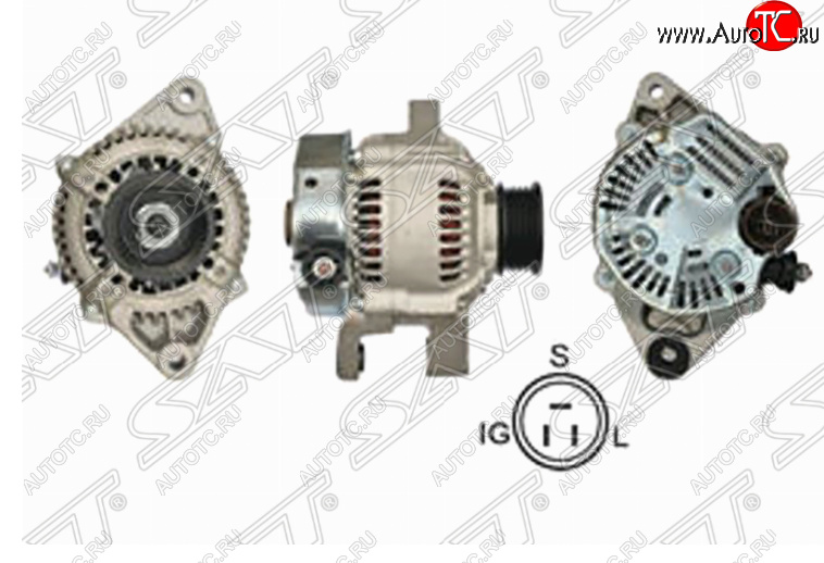 8 499 р. Генератор SAT (12V/70A, 5AFE) Toyota Corolla Levin EA100 купе (1992-1997) с доставкой в г. Кемерово Увеличить фотографию 1 8 499 р. Генератор SAT (12V/70A, 5AFE) Toyota Corolla Levin EA100 купе (1992-1997) с доставкой в г. Кемерово