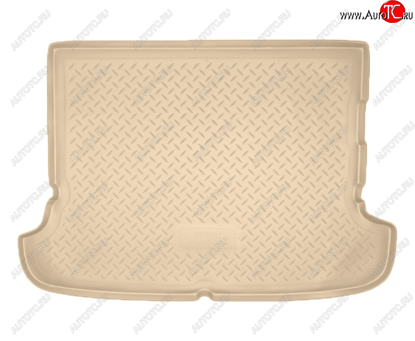 2 369 р. Коврик багажника Norplast Unidec  Toyota Corolla Verso  AR10 (2004-2009) (Цвет: бежевый)  с доставкой в г. Кемерово