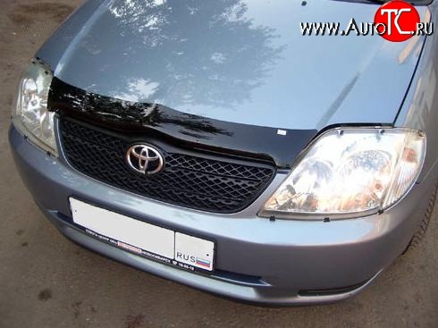 4 599 р. Дефлектор капота NovLine Toyota Corolla E120 седан дорестайлинг (2000-2004)  с доставкой в г. Кемерово
