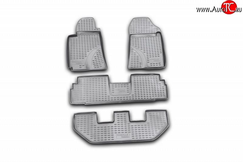 2 659 р. Коврики в салон Element 4 шт. (полиуретан) Toyota Corolla Verso AR10 (2004-2009)  с доставкой в г. Кемерово