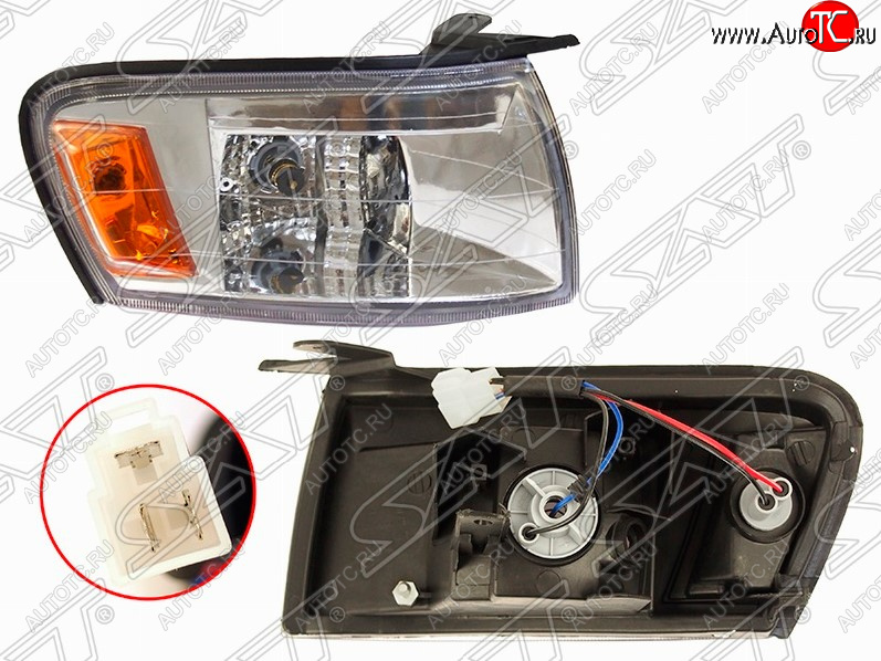 859 р. Передняя габарит SAT (хрусталь, правый)  Toyota Cresta  X90 (1992-1996)  с доставкой в г. Кемерово