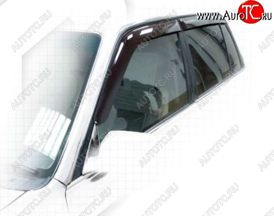 1 999 р. Дефлектора окон CA-Plastic (увеличенная задняя дверь)  Toyota Crown  XS10 (1995-2017) седан (Classic полупрозрачный, Без хром.молдинга)  с доставкой в г. Кемерово