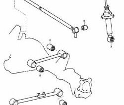 299 р. Полиуретановая втулка тяги Панара задней подвески Точка Опоры  Toyota Crown  S150 - Hiace Regius  с доставкой в г. Кемерово. Увеличить фотографию 2