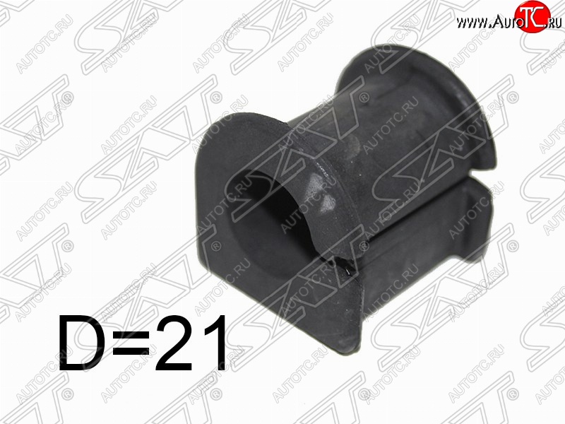139 р. Резиновая втулка переднего стабилизатора (D=21) SAT Toyota Yaris XP10 хэтчбэк 5 дв. (1999-2005)  с доставкой в г. Кемерово