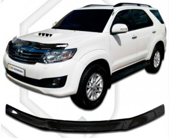 Дефлектор капота CA-Plastiс Toyota Fortuner AN50/AN60 2-ой рестайлинг (2011-2015)