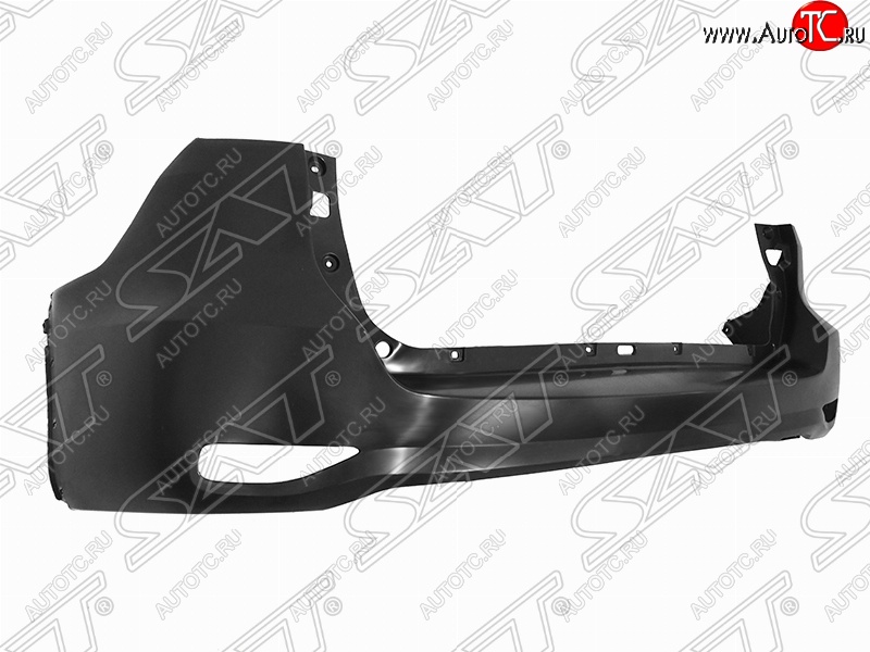 11 899 р. Задний бампер SAT Toyota Fortuner AN160 дорестайлинг (2015-2020) (Неокрашенный)  с доставкой в г. Кемерово