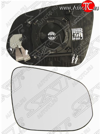 699 р. Правое полотно зеркала SAT (сферическое с обогревом) Toyota Fortuner AN160 дорестайлинг (2015-2020)  с доставкой в г. Кемерово