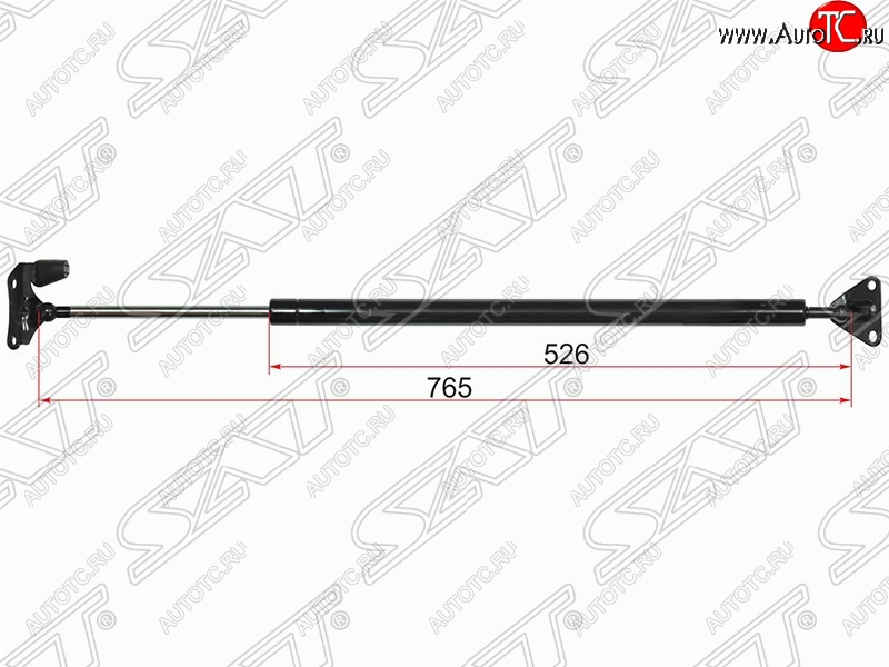 1 189 р. Правый газовый упор крышки багажника SAT (высокая крыша) Toyota Hiace H200 минивэн (Япония) дорестайлинг  (2004-2007)  с доставкой в г. Кемерово