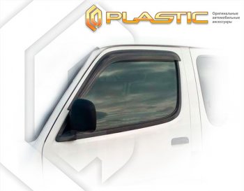 Дефлектора окон CA-Plastic Toyota Hiace H100 минивэн дорестайлинг (Япония) (1989-1993) (Classic полупрозрачный)