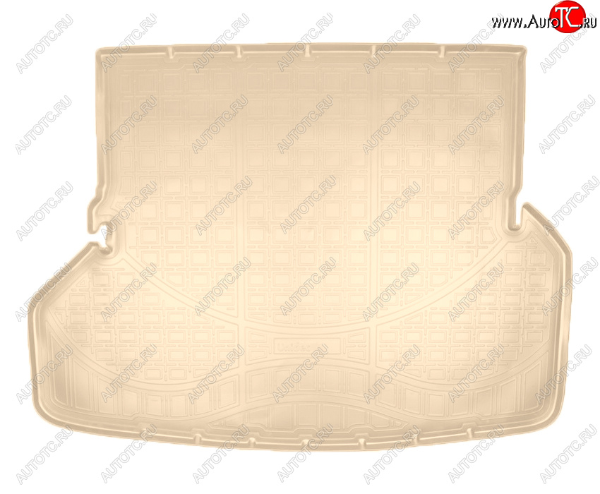 2 699 р. Коврик багажника Norplast Unidec (7 мест)  Toyota Highlander  XU40 (2010-2013) рестайлинг (Цвет: бежевый)  с доставкой в г. Кемерово
