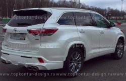 12 999 р. Комплект накладок на колёсные арки TopKontur Design Toyota Highlander XU50 дорестайлинг (2013-2017)  с доставкой в г. Кемерово. Увеличить фотографию 3