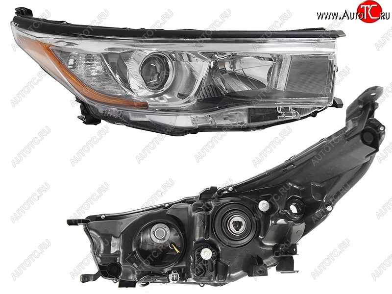 10 699 р. Правая фара SAT  Toyota Highlander  XU50 (2013-2017) дорестайлинг  с доставкой в г. Кемерово