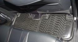 1 999 р. Коврики в салон (5 мест) Aileron 4 шт. (полиуретан)  Toyota Highlander  XU50 (2013-2017) дорестайлинг  с доставкой в г. Кемерово. Увеличить фотографию 2