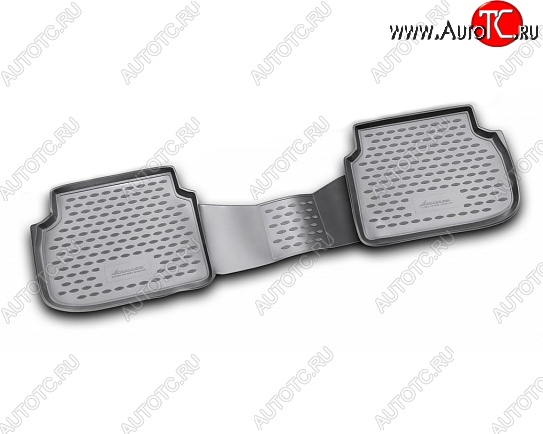 1 469 р. Коврики в салон (3-й ряд) Element-Autofamily 1 шт. (полиуретан) Toyota Highlander XU50 дорестайлинг (2013-2017)  с доставкой в г. Кемерово