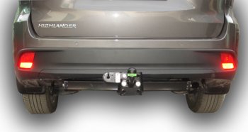 57 999 р. Фаркоп Лидер Плюс (съемный шар тип FC) Toyota Highlander XU50 рестайлинг (2016-2020) (Без электропакета)  с доставкой в г. Кемерово. Увеличить фотографию 2