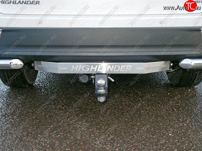 17 849 р. Фаркоп (тягово-сцепное устройство) TCC (с надписью Highlander)  Toyota Highlander  XU50 (2013-2020) дорестайлинг, рестайлинг (Оцинкованный, шар E - оцинкованный)  с доставкой в г. Кемерово