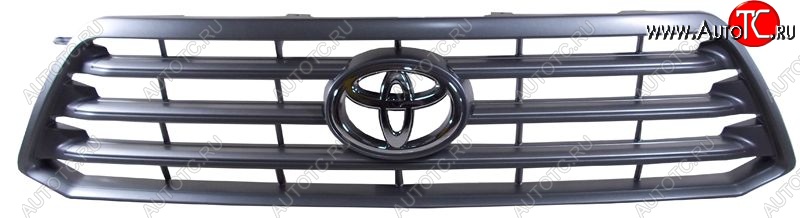 7 399 р. Решётка радиатора SAT  Toyota Highlander  XU40 (2007-2010) дорестайлинг (Неокрашенная)  с доставкой в г. Кемерово