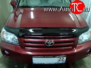 3 299 р. Дефлектор капота NovLine Toyota Highlander XU20 рестайлинг (2003-2007)  с доставкой в г. Кемерово
