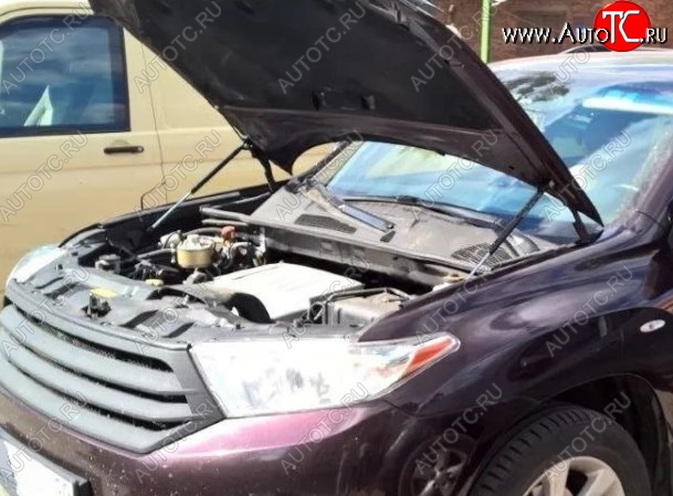 2 199 р. Газовые упоры капота Berkut Toyota Highlander XU40 дорестайлинг (2007-2010)  с доставкой в г. Кемерово