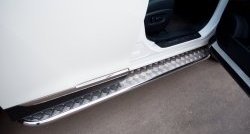 24 649 р. Широкая защита порогов SLITKOFF  Toyota Highlander  XU40 (2010-2013) рестайлинг  с доставкой в г. Кемерово. Увеличить фотографию 4