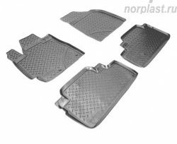 Комплект ковриков в салон (рестайлинг) Norplast Toyota Highlander  XU40 (2010-2013) рестайлинг