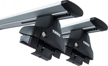 3 399 р. Багажник THULE WingBar  Toyota Hilux ( N80, N90, N100, N110,  AN10,AN20,  AN20,AN30) (1988-2016) дорестайлинг, 1-ый рестайлинг, 2-ой рестайлинг,  2-ой рестайлинг (Цвет: черный)  с доставкой в г. Кемерово. Увеличить фотографию 2