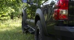 27 899 р. Расширитель арки RA (вылет 25 мм, комплект)  Toyota Hilux  AN120 (2016-2020) дорестайлинг (Поверхность шагрень)  с доставкой в г. Кемерово. Увеличить фотографию 2