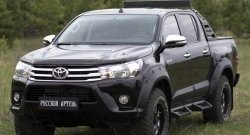 27 549 р. Расширитель арки RA (вылет 50 мм, комплект)  Toyota Hilux  AN120 (2016-2020) дорестайлинг (Поверхность шагрень)  с доставкой в г. Кемерово. Увеличить фотографию 4