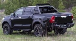 10 299 р. Молдинги дверей RA (комплект)  Toyota Hilux  AN120 (2016-2020) дорестайлинг (Поверхность глянец (под окраску), Неокрашенные)  с доставкой в г. Кемерово. Увеличить фотографию 6