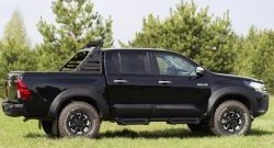 3 399 р. Брызговики под расширители колесных арок с выносом 25 мм RA  Toyota Hilux  AN120 (2016-2020) дорестайлинг  с доставкой в г. Кемерово. Увеличить фотографию 3