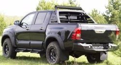 3 499 р. Брызговики под расширители колесных арок с выносом 50 мм RA Toyota Hilux AN120 дорестайлинг (2016-2020)  с доставкой в г. Кемерово. Увеличить фотографию 3