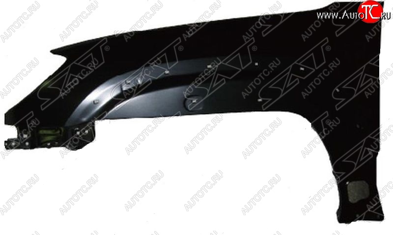 2 599 р. Переднее левое крыло SAT Toyota Hilux Surf N210 дорестайлинг (2002-2005) (Неокрашенное)  с доставкой в г. Кемерово