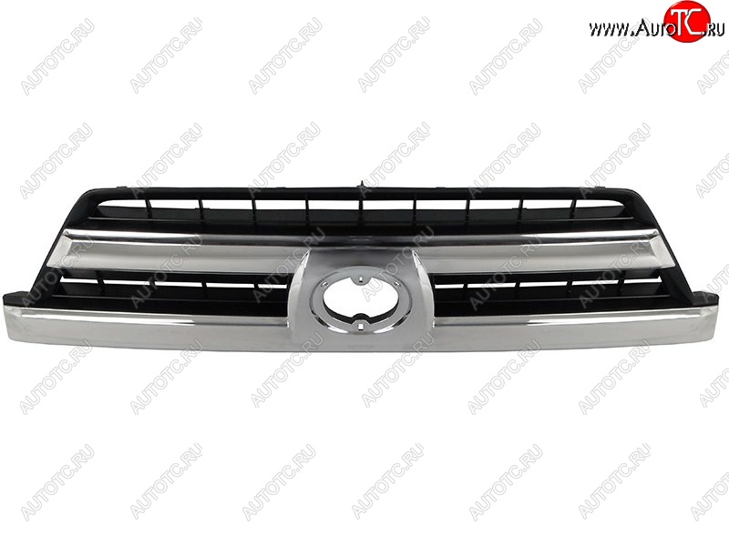 8 799 р. Решётка радиатора (черная с хромом) SAT Toyota Hilux Surf N210 дорестайлинг (2002-2005)  с доставкой в г. Кемерово
