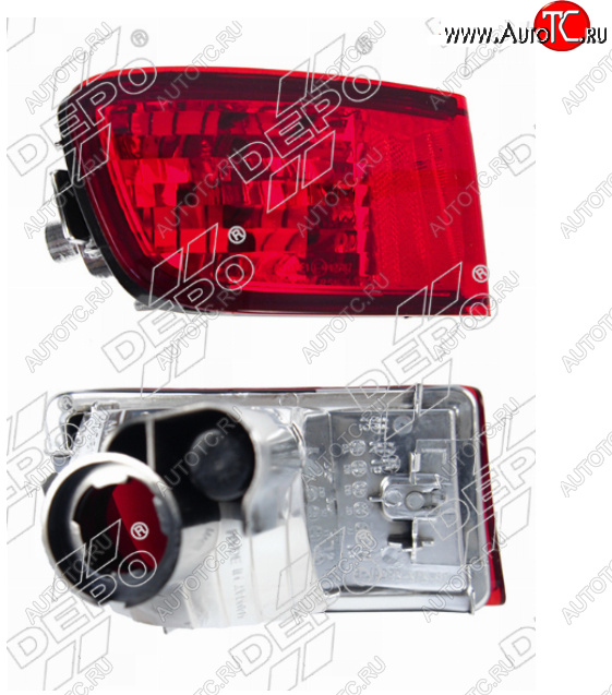 1 579 р. Левый фонарь в задний бампер DEPO Toyota Land Cruiser Prado J120 (2002-2009)  с доставкой в г. Кемерово