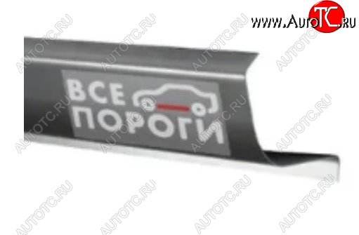 1 599 р. Правый металлический ремонтный порог (полнопрофильный) VSEPOROGI Toyota Hilux Surf N210 дорестайлинг (2002-2005)  с доставкой в г. Кемерово