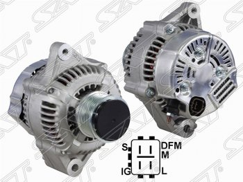 11 499 р. Генератор (80A/ 12V) (1KDFTV) SAT Toyota Hilux Surf N180 5 дв. дорестайлинг (1995-1998)  с доставкой в г. Кемерово. Увеличить фотографию 1