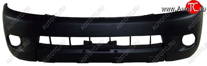 2 399 р. Передний бампер SAT Toyota Hilux AN10,AN20 дорестайлинг (2004-2008) (Неокрашенный)  с доставкой в г. Кемерово