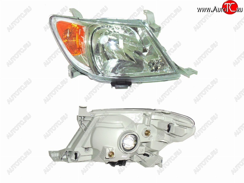 3 599 р. Правая фара SAT Toyota Hilux AN10,AN20 дорестайлинг (2004-2008)  с доставкой в г. Кемерово