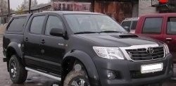 30 699 р. Накладки на колёсные арки с выносом 120 мм Delta 4x4 Toyota Hilux AN10,AN20 дорестайлинг (2004-2008) (Неокрашенные)  с доставкой в г. Кемерово. Увеличить фотографию 2