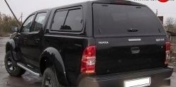 30 699 р. Накладки на колёсные арки с выносом 120 мм Delta 4x4 Toyota Hilux AN10,AN20 дорестайлинг (2004-2008) (Неокрашенные)  с доставкой в г. Кемерово. Увеличить фотографию 3