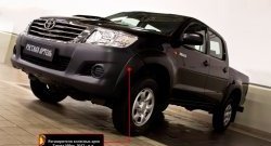 17 499 р. Накладки на колёсные арки RA (комплект) Toyota Hilux AN20,AN30  2-ой рестайлинг (2011-2016) (Поверхность глянец (под окраску), Неокрашенные)  с доставкой в г. Кемерово. Увеличить фотографию 3