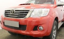 1 499 р. Защитная решётка в воздуховод автомобиля Russtal  Toyota Hilux  AN20,AN30 (2011-2016)  2-ой рестайлинг  с доставкой в г. Кемерово. Увеличить фотографию 1