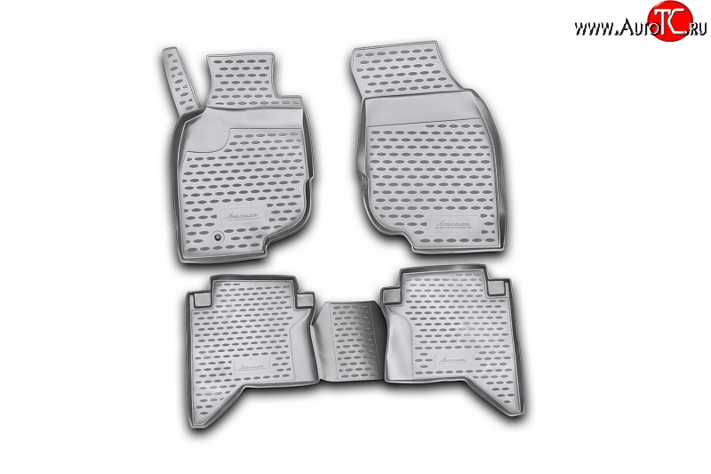 3 069 р. Коврики в салон Element 4 шт. (полиуретан)  Toyota Hilux  AN10,AN20 (2008-2011) 1-ый рестайлинг  с доставкой в г. Кемерово