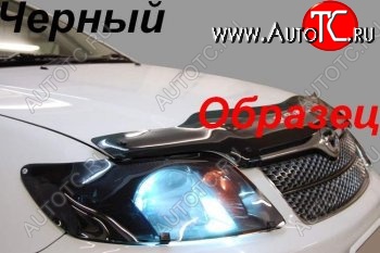 1 899 р. Защита фар ( P60,61,65) CA-Plastic Toyota Ist XP60 дорестайлинг (2001-2005) (Classic черная)  с доставкой в г. Кемерово