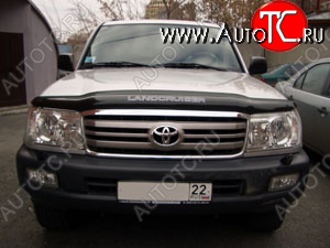 3 689 р. Дефлектор капота NovLine-Autofamily  Toyota Land Cruiser ( J105,  100) (1998-2007) дорестайлинг, 1-ый рестайлинг, 2-ой рестайлинг  с доставкой в г. Кемерово