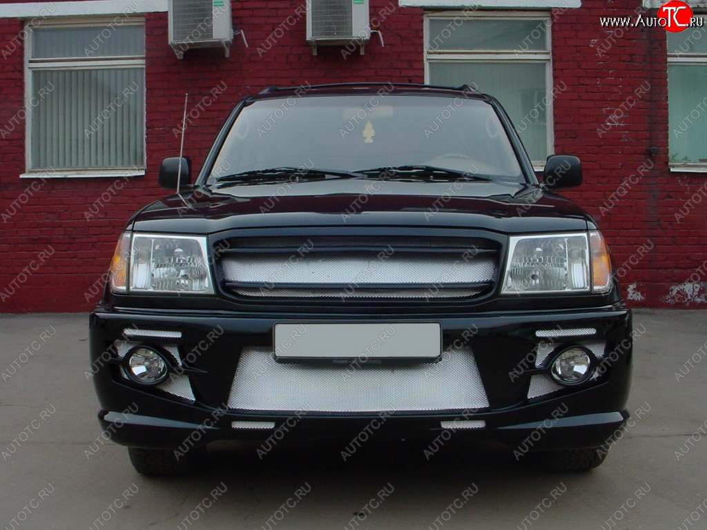 13 449 р. Передний бампер HUNTER Toyota Land Cruiser 100 дорестайлинг (1998-2002) (Неокрашенный)  с доставкой в г. Кемерово