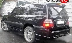 14 949 р. Пороги накладки Hunter Toyota Land Cruiser 100 дорестайлинг (1998-2002) (Неокрашенные)  с доставкой в г. Кемерово. Увеличить фотографию 2